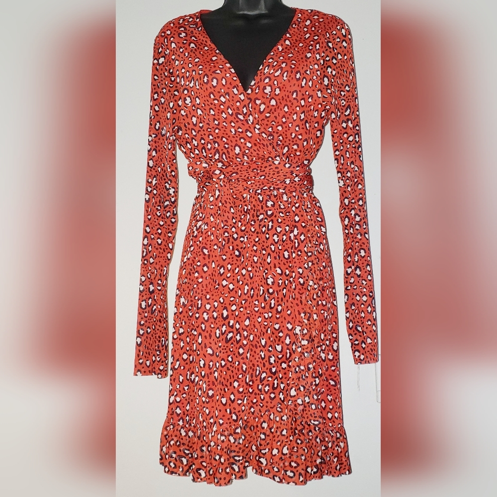 NWT Sanctuary Over The Rainbow Animal Printed Midi dress